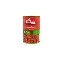 کنسرو لوبیا چیتی در سس گوجه فرنگی پیک مقدار 420 گرم