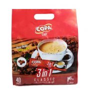 (10)قهوه کلاسیک کوپا مدل 3in1 بسته 40 عددی