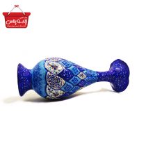 (12)گلدان مسی مینا کاری کد 1292