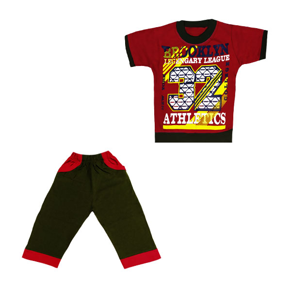 ست تی شرت و شلوار پسرانه کد ۲۹۴۰