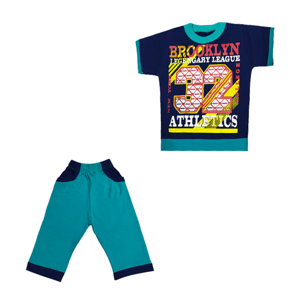 ست تی شرت و شلوار پسرانه کد ۲۹۴۲