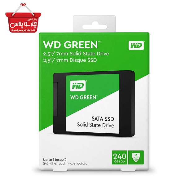 هارد SSD اینترنال WESTERN دیجیتال مدل Green WDS240G2G0A ظرفیت 240 گیگابایت(04)