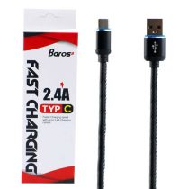کابل Type-C چرمی Baros مدل SIMILOR