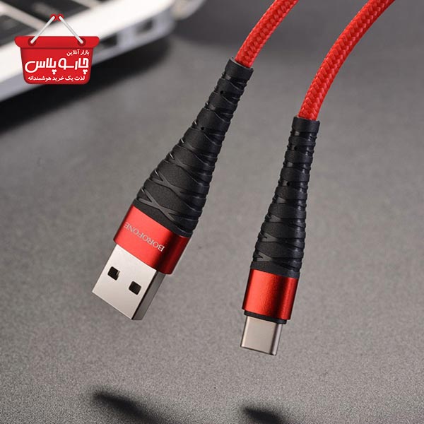 (02)کابل Type-C نخی BOROFONE