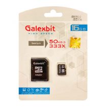 کارت حافظه microSDHC گلکسی بیت مدل 333X کلاس ۱۰ ظرفیت ۱۶ گیگابایت