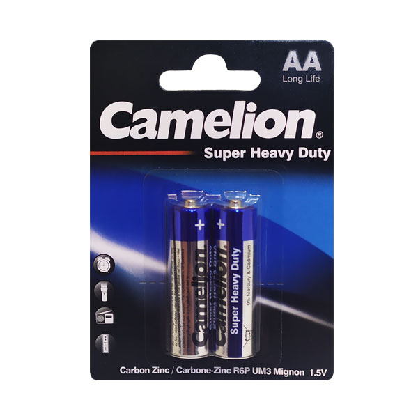 باتری Camelion قلمی AA مدل Super Heavy Duty بسته دو عددی