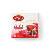 دمنوش کیسه ای چای ترش سحرخیز بسته 12 عددی