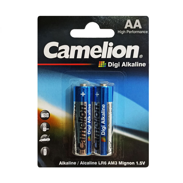 باتری آلکالاین قلمی Camelion مدل Digi Alkaline بسته دو عددی