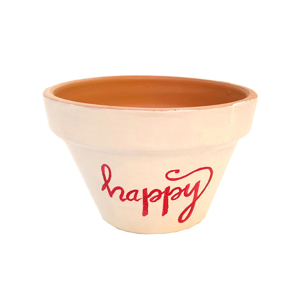 گلدان سفالی مینیاتوری سایز ۱ کد ۱۳۵۵