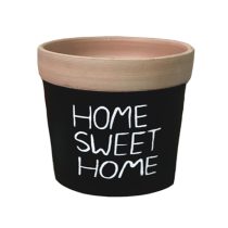 گلدان سفالی مشکی رنگ