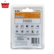 باتری قلمی AA قابل شارژ .C.F.L ظرفیت 3800 میلی آمپر بسته دو عددی