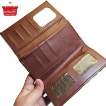 کیف پول زنانه طرح چاپی کد 1307
