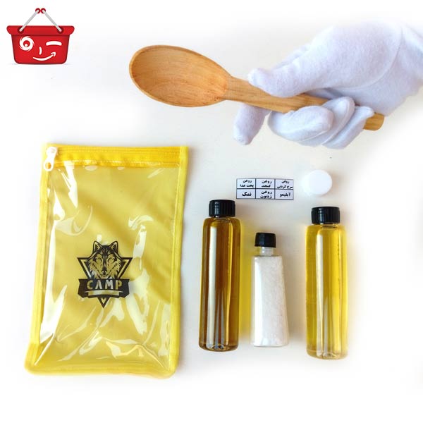 نظم دهنده سفری مدل جای روغن و ادویه کمپ مجموعه 4 عددی