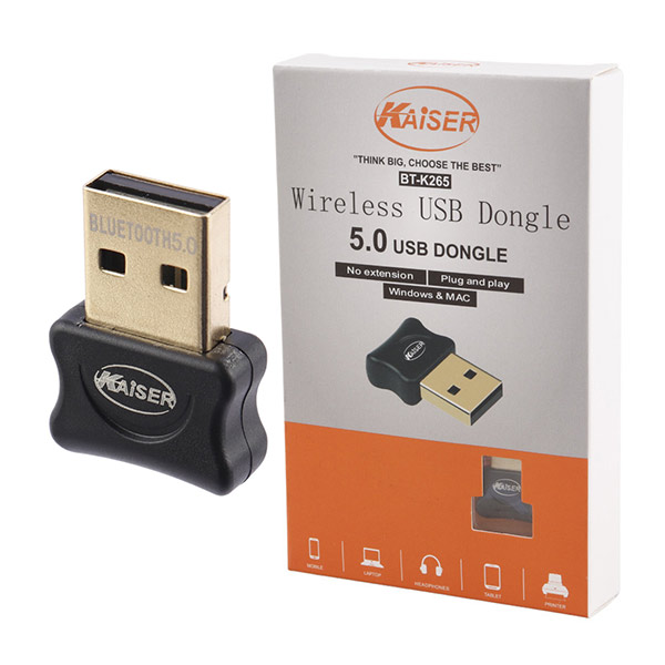 گیرنده بلوتوث USB کامپیوتر Kaiser BT-K265 V5 گیرنده بلوتوث USB کامپیوتر Kaiser BT-K265 V5