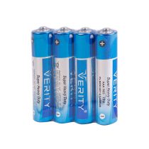 باتری نیم قلمی 1.5 ولتی وریتی مدلSuper Heavy Duty R03 بسته 4عددی شرینک
